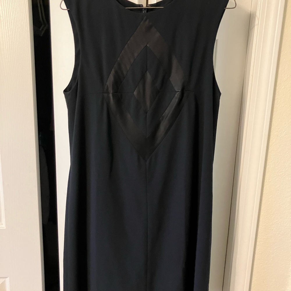 Et Vous Navy Blue Knee Length Sleeveless Dress 10